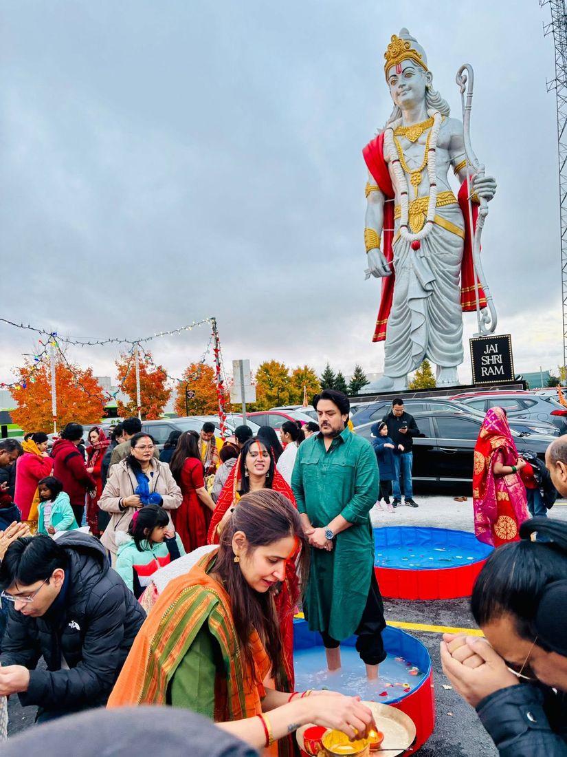 Arghya at the BAJCCA ghat during Chhath