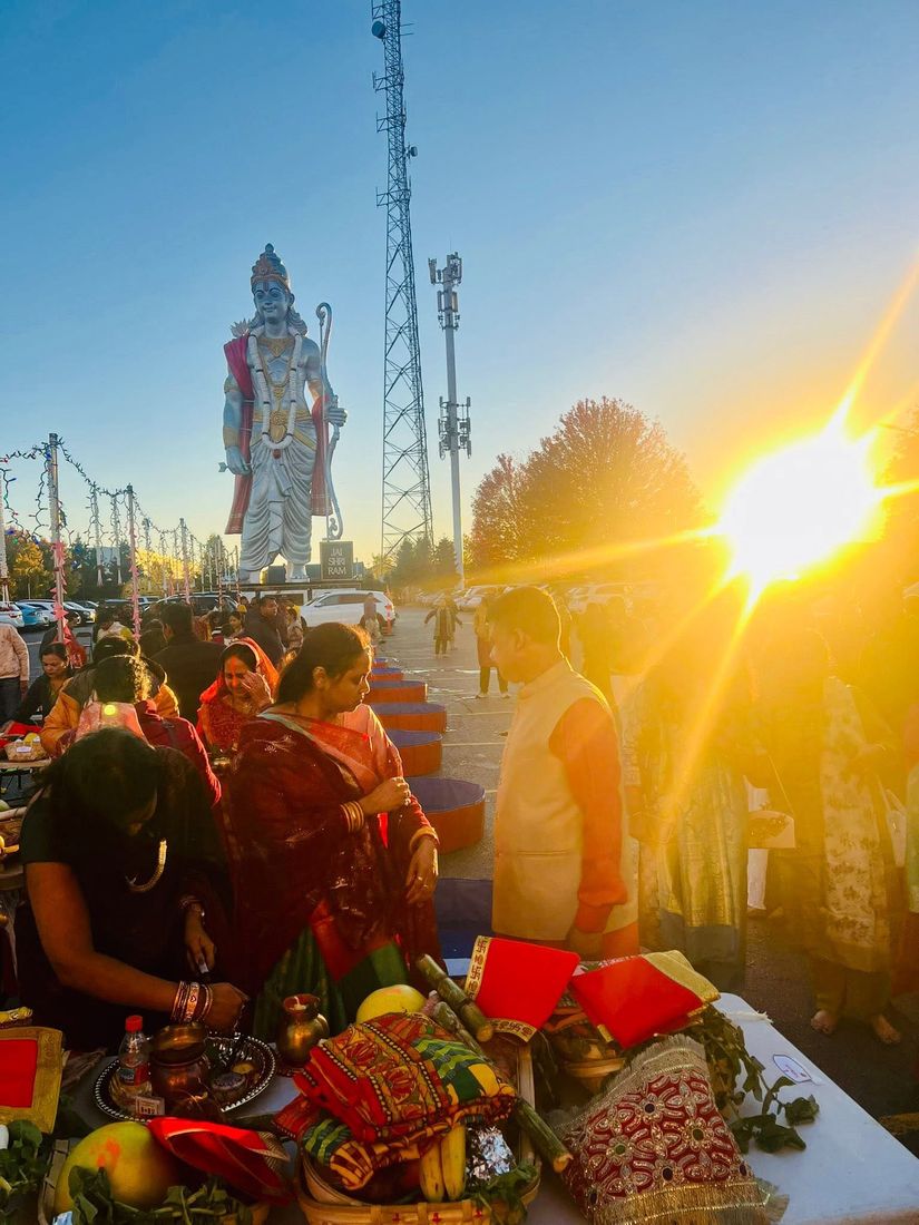 Arghya at the BAJCCA ghat during Chhath