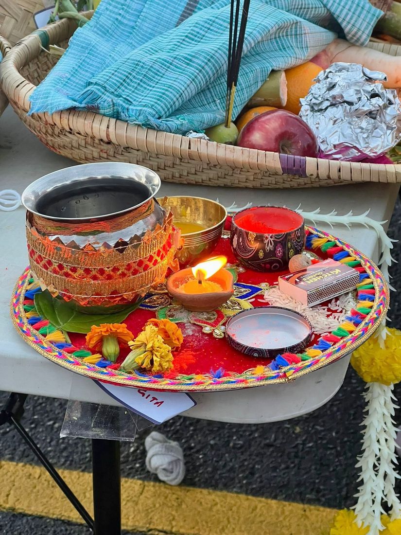 Soop and puja thali prepared for Arghya